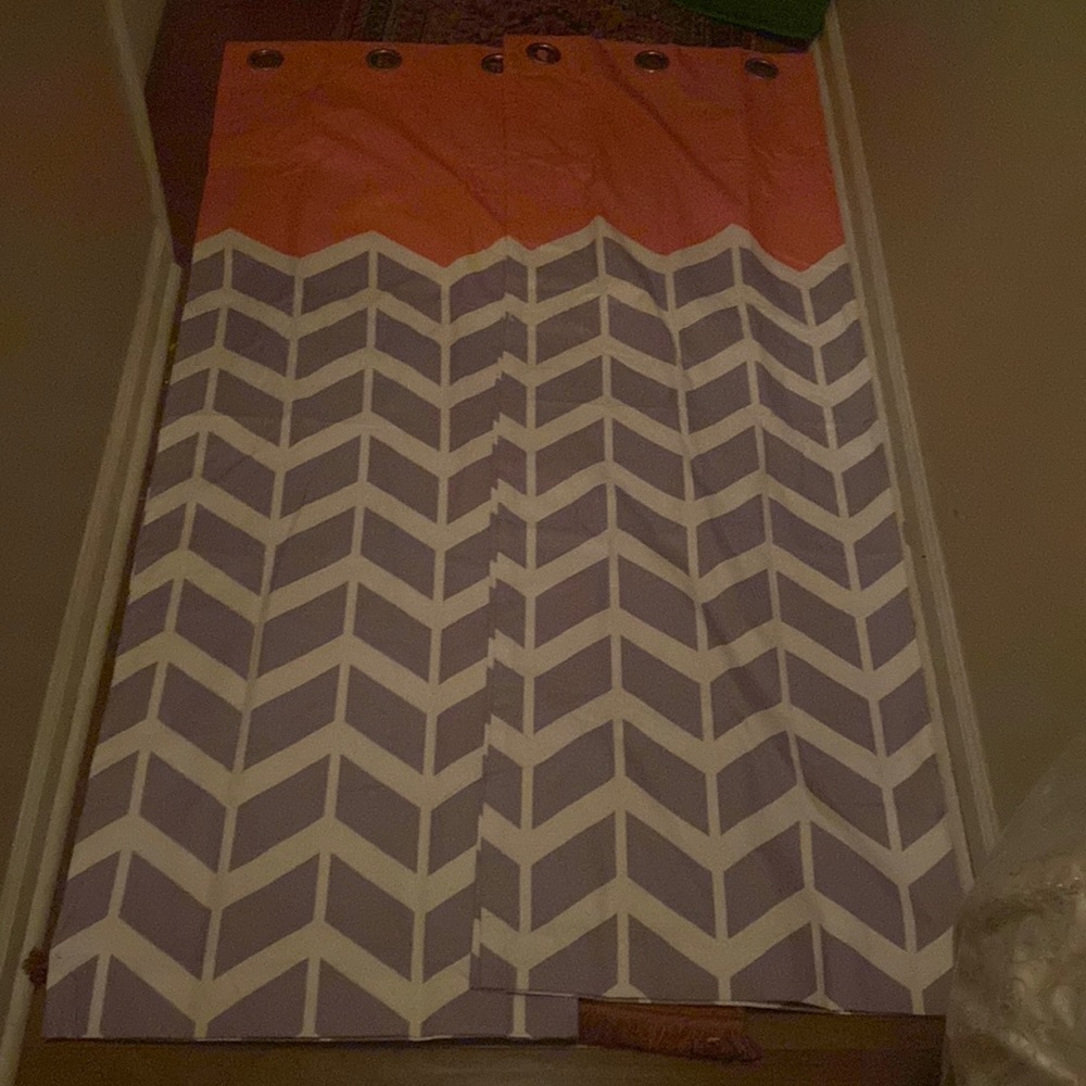 Curtains never used